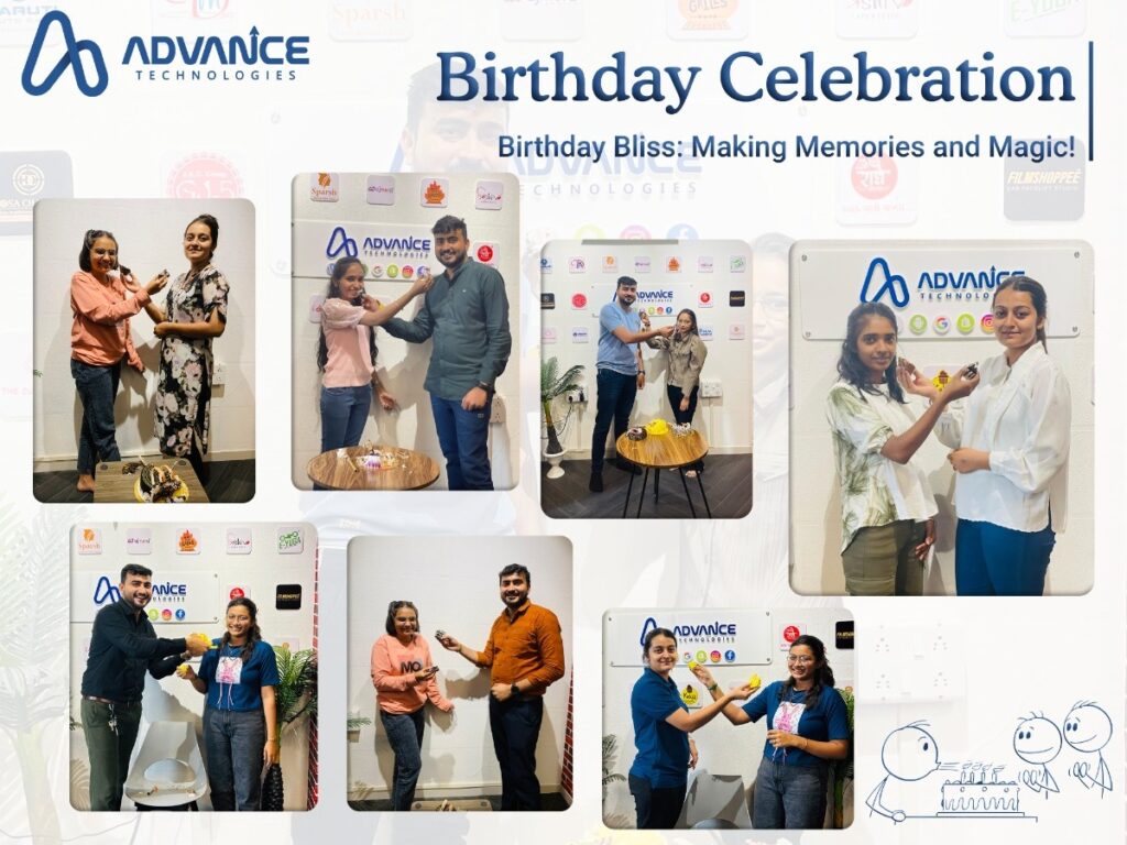 Birthday celebration. Advance Technologies. surat. It company
